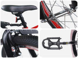 Kids Bike 22 Inches for 7-12 Years Old Red and Black 42009340