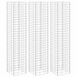 Gabion Raised Beds 3 pcs 30x30x150 cm Iron 151250