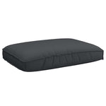 Pallet Cushion Set 2 pcs Black 120 x 80 x 12 cm Oxford fabric 3329083