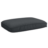 Pallet Cushion Set 2 pcs Black 120 x 80 x 12 cm Oxford fabric 3329083