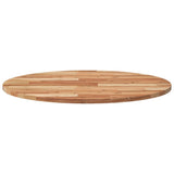 Table Top Round 80x2 cm Solid Wood Acacia 4008698