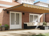 Awning Frame Yellow and Grey 500 x 300 cm 3331313