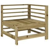 7 Piece Garden Lounge Set Impregnated Wood Pine 3186269