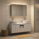Bathroom Cabinet Set 4 pcs White Engineered Wood 3406455