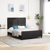 ZNTS Bed Frame Black 160x200 cm Velvet 3344887