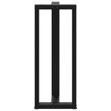 Bar Table Legs T-Shaped 2 pcs Black 50x35x cm Steel 4013088