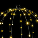 Ball with 384 LEDs 2 pcs Warm white 59.5 x 59.5 x 63 cm Metal 42019112
