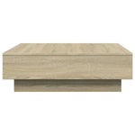 ZNTS Coffee Table Sonoma Oak 90x90x28 cm Engineered Wood 848089