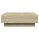 ZNTS Coffee Table Sonoma Oak 90x90x28 cm Engineered Wood 848089