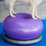 ZNTS FitPAWS Pet Balance Ball TRAX Donut 55 cm Purple 428432