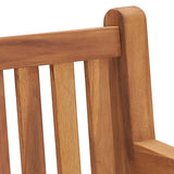 Garden Bench Teak Solid Teak Wood Extra Large Rectangular 316640