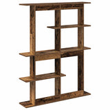Wall Shelving Unit Brown 102 x 20 x 130 cm Engineered Wood 8012058