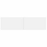 Wall-Mounted Headboard BREDA White Engineered Wood 897595