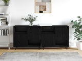 Sideboard 2 pcs Black Oak 60 x 35 x 70 cm 3394550