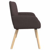 2 Seater Sofa with Solid Wood Legs 2-Seater Dark Brown 42051034