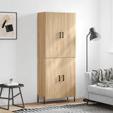 Highboard Sonoma Oak 69,5x34x180 cm Engineered Wood 3195686