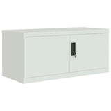 File Cabinet Light Grey 90x40x130 cm Steel 3188317