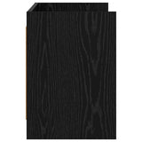 TV Cabinet 100 x 33 x 47 cm Black Oak Engineered Wood 8011220