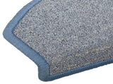 Self-adhesive Stair Mats 15 pcs Light Grey and Blue 42038650
