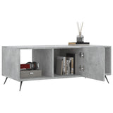 Coffee Table Concrete Grey 102x50x40 cm Engineered Wood 829272