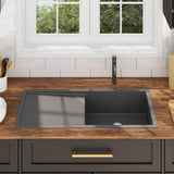 Handmade Kitchen Sink Black Stainless Steel 51527