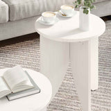 Coffee Table 2 pcs White 873545