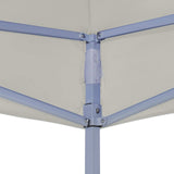 Party Tent Folding Cream 200 x 200 x 315 cm Oxford Fabric 42023508