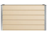 Planter Ivory 100 x 40 x 75 cm Steel 42018081