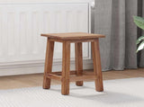 Stool Natural 30 x 30 x 47 cm Mahogany Wood 42012390