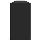 Sideboard with LED Lights Black 202x37x67 cm 3209010