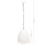 ZNTS Industrial Hanging Lamp 25 W White Round 42 cm E27 320558