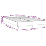 Bed Frame without Mattress Black 120x190 cm Small Double Velvet 3269627