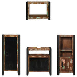 Bathroom Furniture Set 4 pcs Multicolour Solid Reclaimed Wood 3305669