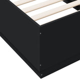 Bed Frame without Mattress Black 90x190 cm Single 3209752