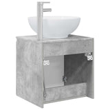 Wall-Mounted Sink Vanity Concrete Grey 49.5 x 44.5 x 65 cm 890445