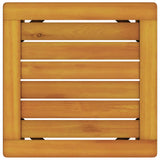 Sun Lounger Reclining Brown 53 x 202 x 89cm Solid Acacia wood 4108107