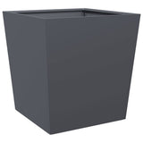 Garden Planters Anthracite 2 pcs 50x50x50 cm Steel 851071
