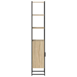Bathroom Cabinet Sonoma 33 x 33 x 185.5 cm Engineered Wood 864342