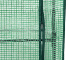 Raised Bed with Cover and Wheels Rattan Look 80x50x182 cm 4015822
