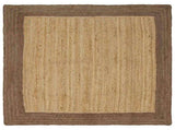 Area Rugs Grey 160 x 160 cm Jute 42010672