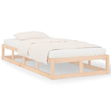 Bed Frame without Mattress 100x200 cm Solid Wood 820786
