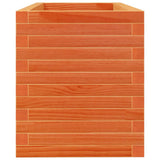 Garden Planter Wax Brown 90x40x45.5 cm Solid Wood Pine 847270