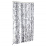 Insect Curtain White and Grey 118x220 cm Chenille 315134