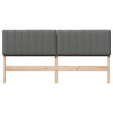Upholstered Headboard Brown and Light Grey 200 cm 880158