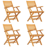 5 Piece Garden Dining Set Solid Wood Teak 3155041