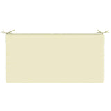 Seat Cushion SOEST 100% Polyester Cream 120 x 80 x 10 cm 946806