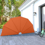 Collapsible Terrace Side Awning Terracotta 160 cm 44579
