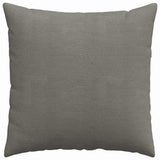 Sofa Pillows 2 pcs Light Grey 80 x 80 cm Corduroy Fabric 42014075