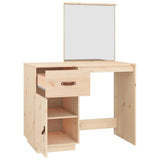 Cosmetic Desk 95x50x134 cm Solid Wood Pine 820087