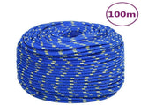 Boat Rope Blue 10 mm 100 m Polypropylene 152455